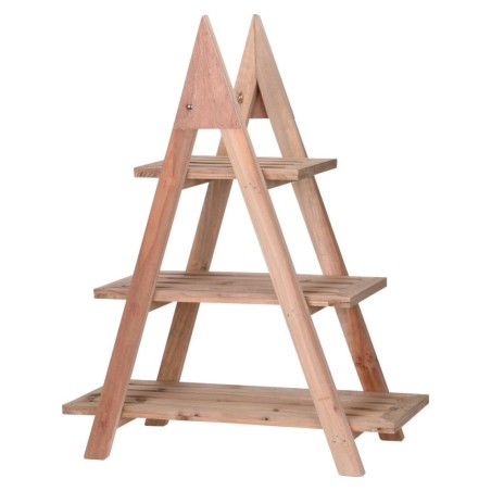 H&S Collection Estantería para plantas 3 niveles madera 48x32x79 cm