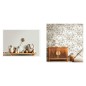Noordwand Papel pintado Blooming Garden 6 Big Flowers beige y azul Noordwand Papel pintado Blooming Garden 6 Big Flowers beige y azul