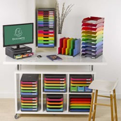 Exacompta Set cajones para escritorio Plus Horizon 5 cajones Harlequin