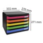 Exacompta Set cajones para escritorio Plus Horizon 5 cajones Harlequin Exacompta Set cajones para escritorio Plus Horizon 5 cajones Harlequin