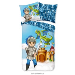 Good Morning Funda de edredón para niños Knight 135x200 cm