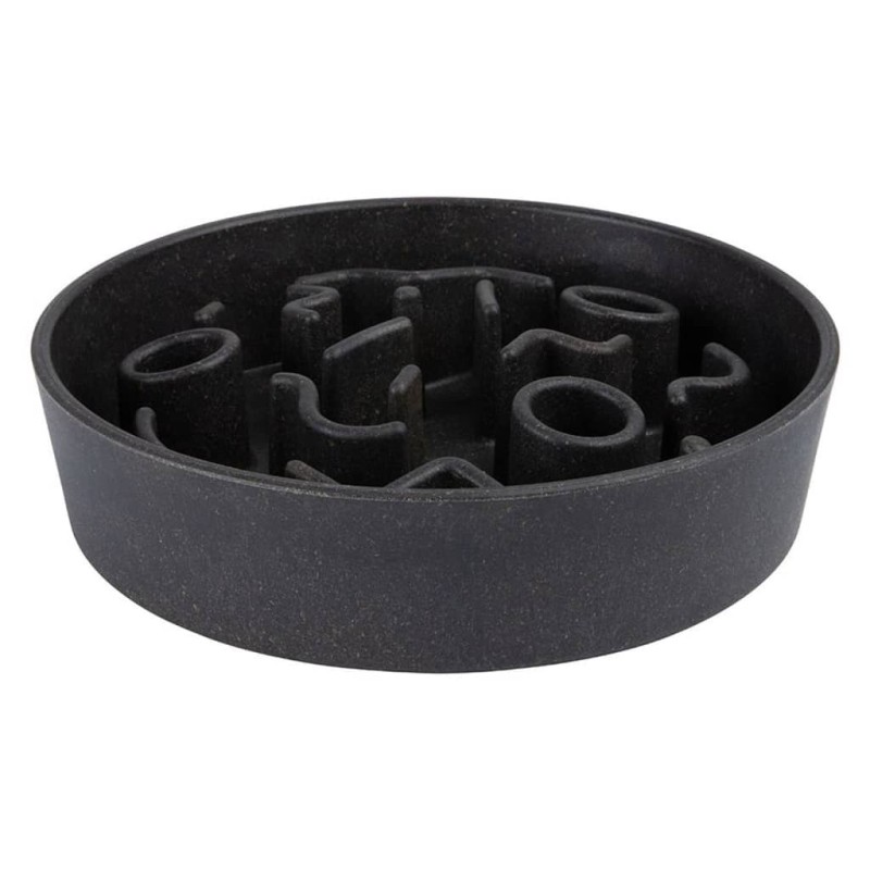 DISTRICT70 Comedero lento para perros bambú gris oscuro 21 cm DISTRICT70 Comedero lento para perros bambú gris oscuro 21 cm