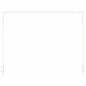 Esschert Design Barra de mesa decorativa con abrazadera blanco Esschert Design Barra de mesa decorativa con abrazadera blanco
