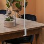 Esschert Design Barra de mesa decorativa con abrazadera blanco Esschert Design Barra de mesa decorativa con abrazadera blanco