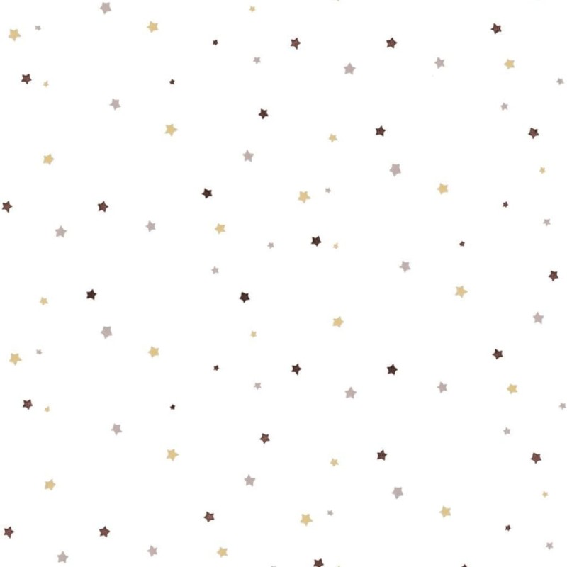 Noordwand Papel pintado Mondo baby Little Stars beige y blanco Noordwand Papel pintado Mondo baby Little Stars beige y blanco
