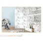 Noordwand Papel pintado Mondo baby Little Dots azul y blanco Noordwand Papel pintado Mondo baby Little Dots azul y blanco