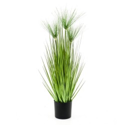 Emerald Cyperus artificial Haspan en maceta 75 cm