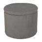 Venture Home Puf Dunken felpa gris 51x51x43 cm Venture Home Puf Dunken felpa gris 51x51x43 cm