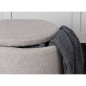 Venture Home Puf Dunken felpa gris 51x51x43 cm Venture Home Puf Dunken felpa gris 51x51x43 cm