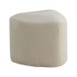 Venture Home Puf de terciopelo blanco Peg 46x46x41 cm Venture Home Puf de terciopelo blanco Peg 46x46x41 cm