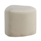 Venture Home Puf de terciopelo blanco Peg 46x46x41 cm Venture Home Puf de terciopelo blanco Peg 46x46x41 cm