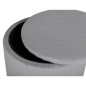 Venture Home Puf Dunken pana gris 51x51x43 cm Venture Home Puf Dunken pana gris 51x51x43 cm