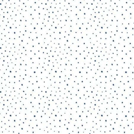 Noordwand Papel pintado Mondo baby Confetti Dots blanco, azul y beige