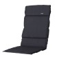 Madison Cojín para silla Basic fibra negro 125x50 cm Madison Cojín para silla Basic fibra negro 125x50 cm
