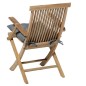 Madison Cojín de asiento Toscane Basic gris 46x46 cm Madison Cojín de asiento Toscane Basic gris 46x46 cm
