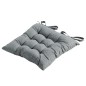 Madison Cojín de asiento Toscane Basic gris 46x46 cm Madison Cojín de asiento Toscane Basic gris 46x46 cm