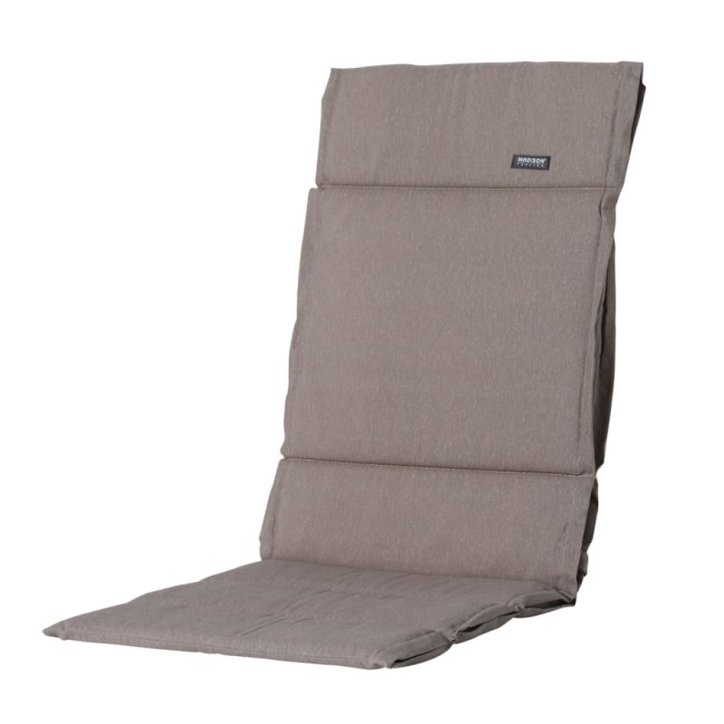 Madison Cojín para silla Panama fibra gris taupé 125x50 cm Madison Cojín para silla Panama fibra gris taupé 125x50 cm