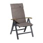 Madison Cojín para silla Panama fibra gris taupé 125x50 cm Madison Cojín para silla Panama fibra gris taupé 125x50 cm