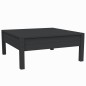 vidaXL Juego muebles jardín 3 pzas y cojines negro madera pino maciza vidaXL Juego muebles jardín 3 pzas y cojines negro madera pino maciza