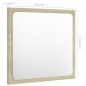 vidaXL Set de muebles de baño 2 pzas contrachapada color roble Sonoma vidaXL Set de muebles de baño 2 pzas contrachapada color roble Sonoma