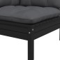 vidaXL Juego de muebles de jardín 8 pzas y cojines madera maciza pino vidaXL Juego de muebles de jardín 8 pzas y cojines madera maciza pino