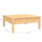 vidaXL Juego de muebles de jardín 3 pzas con cojines gris madera pino vidaXL Juego de muebles de jardín 3 pzas con cojines gris madera pino