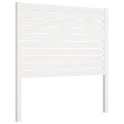 vidaXL Cabecero de cama madera maciza de pino blanco 81x4x100 cm