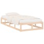 vidaXL Estructura de cama madera maciza individual pequeña 75x190 cm vidaXL Estructura de cama madera maciza individual pequeña 75x190 cm