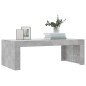vidaXL Mesa de centro madera de ingeniería gris hormigón 102x50x36 cm vidaXL Mesa de centro madera de ingeniería gris hormigón 102x50x36 cm