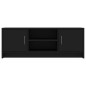 vidaXL Mueble de TV madera de ingeniería negro 102x30x37,5 cm vidaXL Mueble de TV madera de ingeniería negro 102x30x37,5 cm