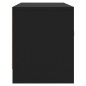 vidaXL Mueble de TV madera de ingeniería negro 102x30x37,5 cm vidaXL Mueble de TV madera de ingeniería negro 102x30x37,5 cm