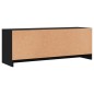 vidaXL Mueble de TV madera de ingeniería negro 102x30x37,5 cm vidaXL Mueble de TV madera de ingeniería negro 102x30x37,5 cm