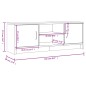 vidaXL Mueble de TV madera de ingeniería negro 102x30x37,5 cm vidaXL Mueble de TV madera de ingeniería negro 102x30x37,5 cm