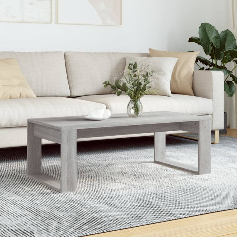 vidaXL Mesa de centro madera de ingeniería gris Sonoma 102x50x35 cm vidaXL Mesa de centro madera de ingeniería gris Sonoma 102x50x35 cm