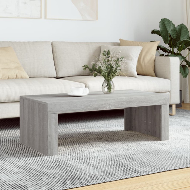 vidaXL Mesa de centro madera de ingeniería gris Sonoma 102x50x36 cm vidaXL Mesa de centro madera de ingeniería gris Sonoma 102x50x36 cm