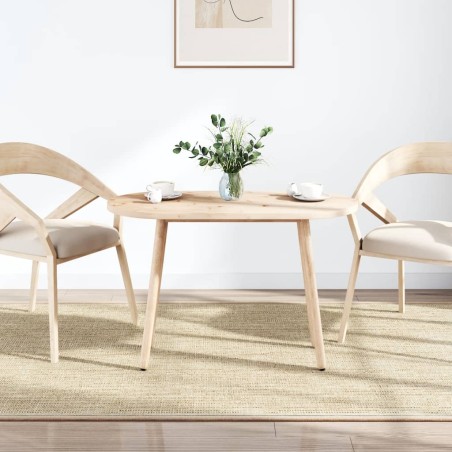 vidaXL Tablero de mesa ovalado madera maciza de pino 100x50x2,5 cm