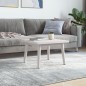 vidaXL Tablero de mesa cuadrado madera maciza pino blanco 50x50x2,5 cm