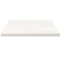 vidaXL Tablero de mesa cuadrado madera maciza pino blanco 50x50x2,5 cm