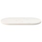vidaXL Tablero de mesa ovalado madera maciza pino blanco 60x30x2,5 cm vidaXL Tablero de mesa ovalado madera maciza pino blanco 60x30x2,5 cm