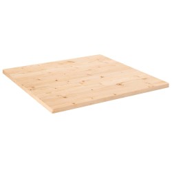 vidaXL Tablero de mesa cuadrado madera maciza de pino 90x90x2,5 cm