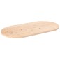 vidaXL Tablero de mesa ovalado madera maciza de pino 90x45x2,5 cm vidaXL Tablero de mesa ovalado madera maciza de pino 90x45x2,5 cm