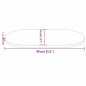 vidaXL Tablero de mesa ovalado madera maciza de pino 90x45x2,5 cm vidaXL Tablero de mesa ovalado madera maciza de pino 90x45x2,5 cm