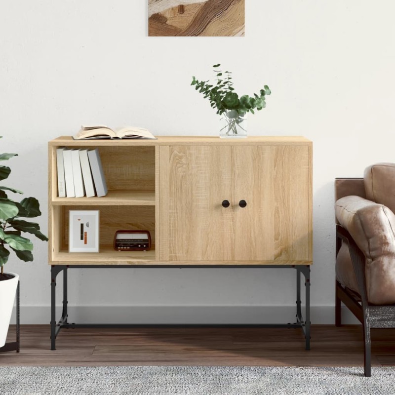 vidaXL Aparador de madera de ingeniería roble Sonoma 100x40x79,5 cm