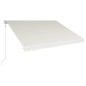 vidaXL Toldo automático retráctil color crema 400x300 cm vidaXL Toldo automático retráctil color crema 400x300 cm