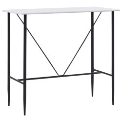 vidaXL Juego de mesa alta y taburetes 5 piezas tela gris oscuro