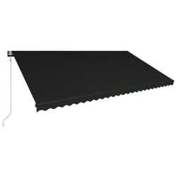 vidaXL Toldo retráctil automático gris antracita 600x300 cm