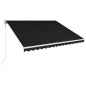 vidaXL Toldo automático retráctil gris antracita 400x300 cm vidaXL Toldo automático retráctil gris antracita 400x300 cm