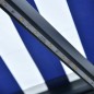 vidaXL Toldo con LED y sensor de viento azul y blanco 450x300 cm vidaXL Toldo con LED y sensor de viento azul y blanco 450x300 cm