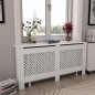 vidaXL Cubiertas para radiador 2 unidades MDF blanco 172x19x81,5 cm vidaXL Cubiertas para radiador 2 unidades MDF blanco 172x19x81,5 cm