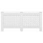 vidaXL Cubiertas para radiador 2 unidades MDF blanco 172x19x81,5 cm vidaXL Cubiertas para radiador 2 unidades MDF blanco 172x19x81,5 cm